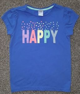 Young girl's Gymboree T-shirt Happy